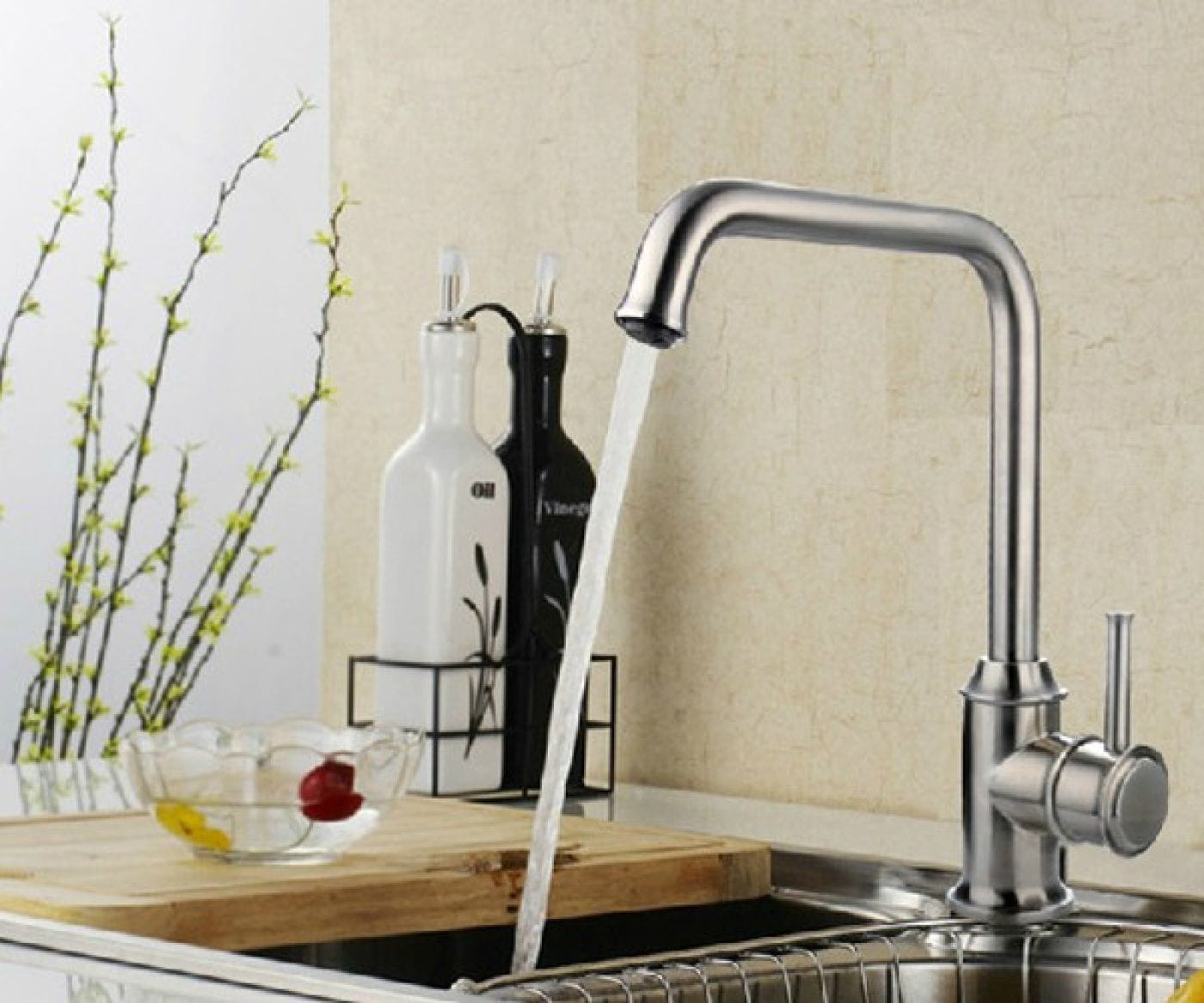 Vòi rửa bát hãng SUPOR 251707-01-LS có nóng lạnh , inox 304 - Ảnh 3