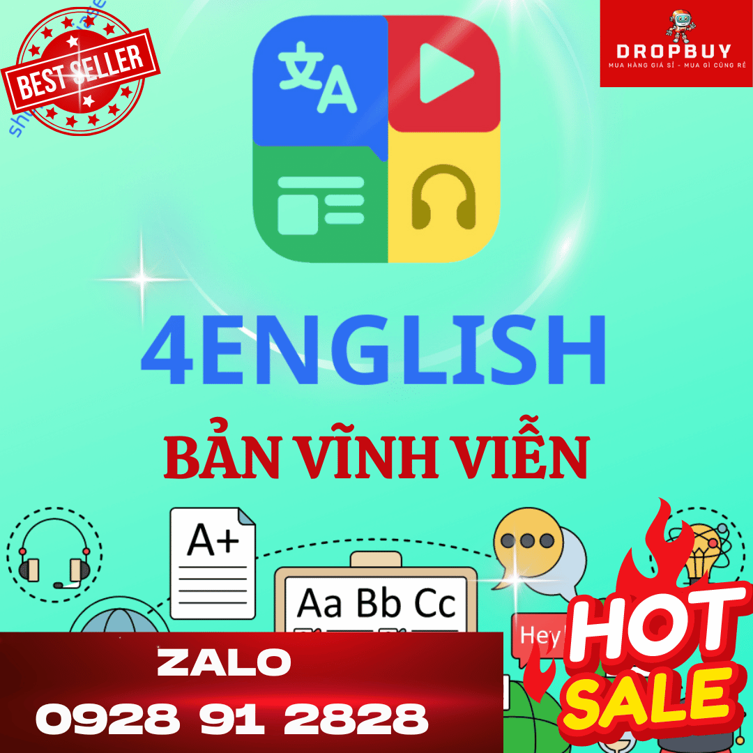 Nâng cấp 4English Vĩnh Viễn