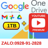 Youtube Premium + 1TB Google One 12 tháng ( Combo độc quyền)
