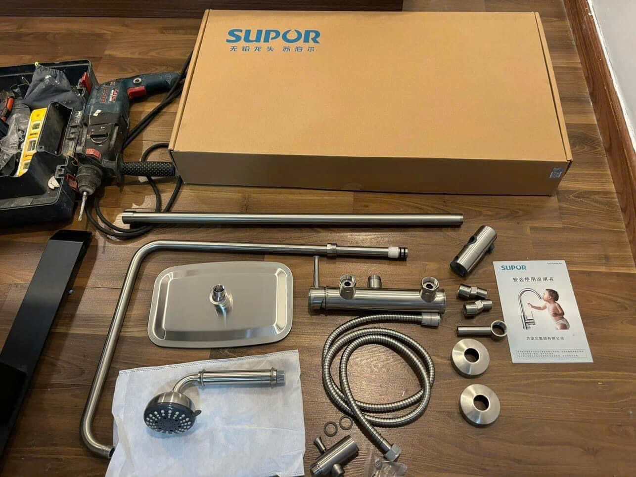 Bộ Sen Cây Tắm Nóng Lạnh SUPOR 231623-02-LS - Ảnh 3
